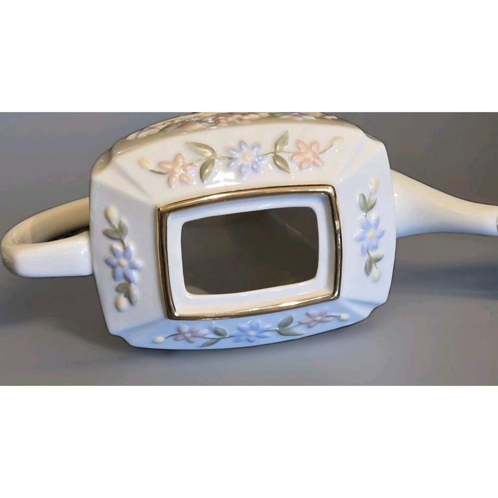 Vintage Lenox Wildflower Porcelain Teapot legacy fine porcelain collection - Picture 6 of 12